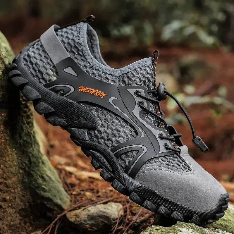 Trail-Grip Breathable Hiking Sneakers - Montero Milan