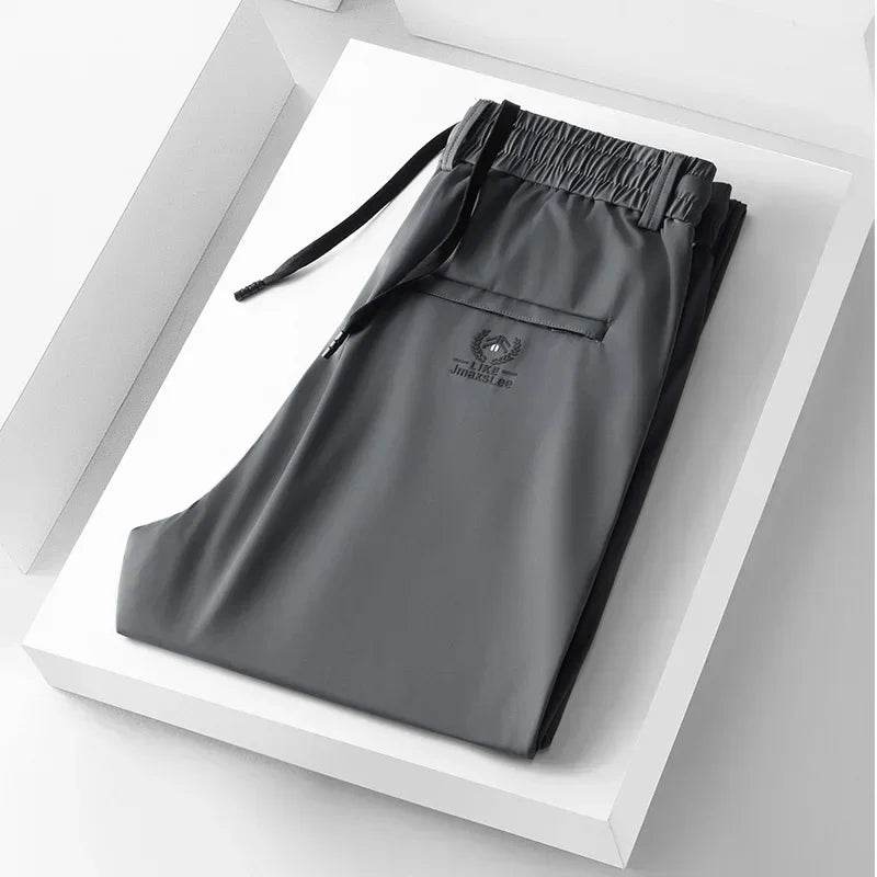 Soft Ice Silk Casual Pants - Montero Milan
