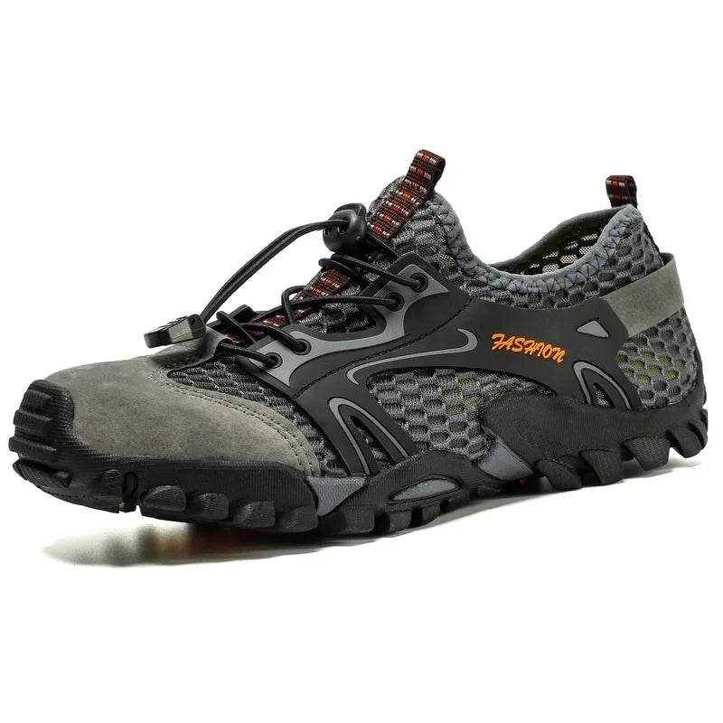 Trail-Grip Breathable Hiking Sneakers - Montero Milan