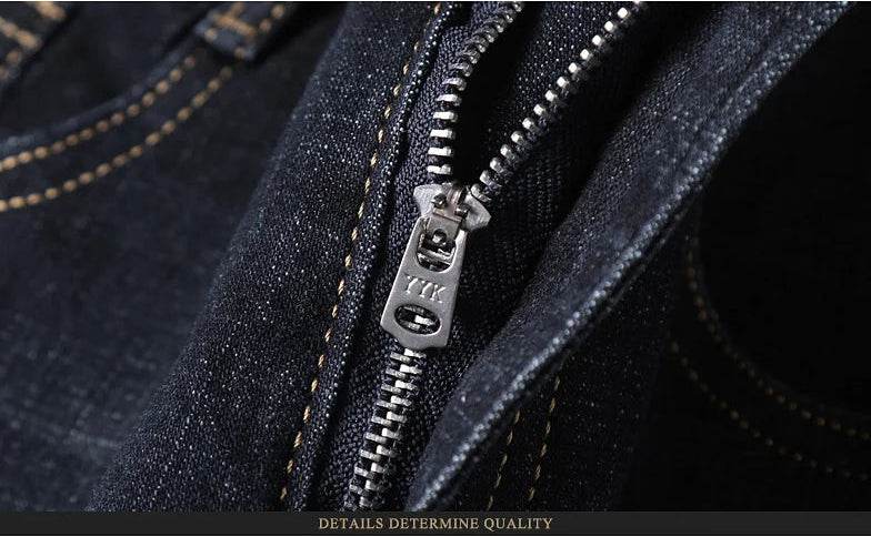 Classic Straight-Leg Stretch Jeans - Montero Milan