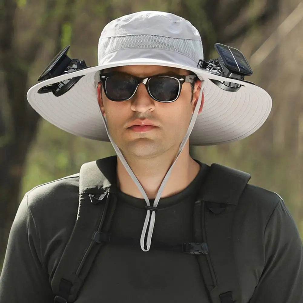 Wide Brim Solar Fan Hat - Montero Milan