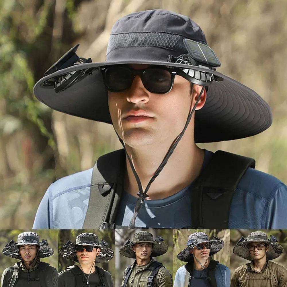 Wide Brim Solar Fan Hat - Montero Milan