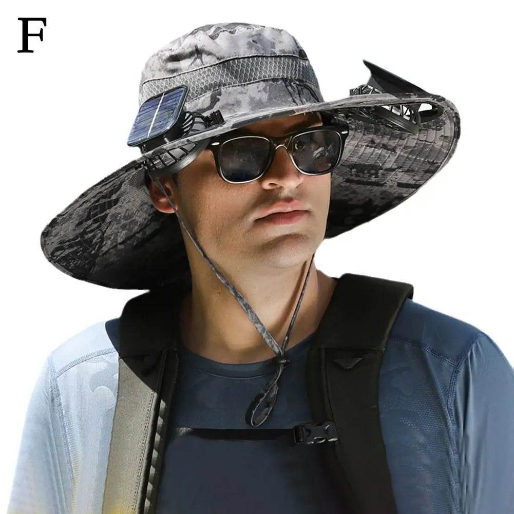 Wide Brim Solar Fan Hat - Montero Milan