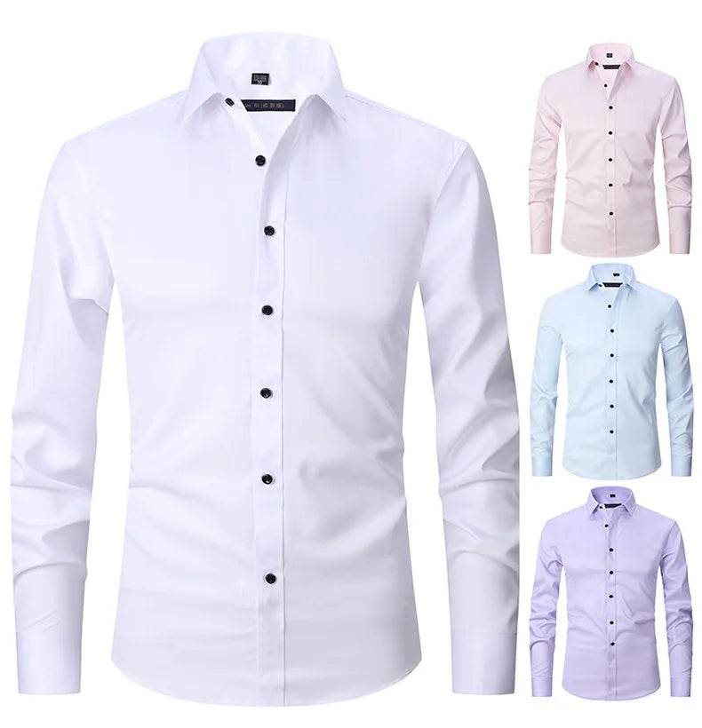Smart Cotton-Blend Dress Shirt - Montero Milan