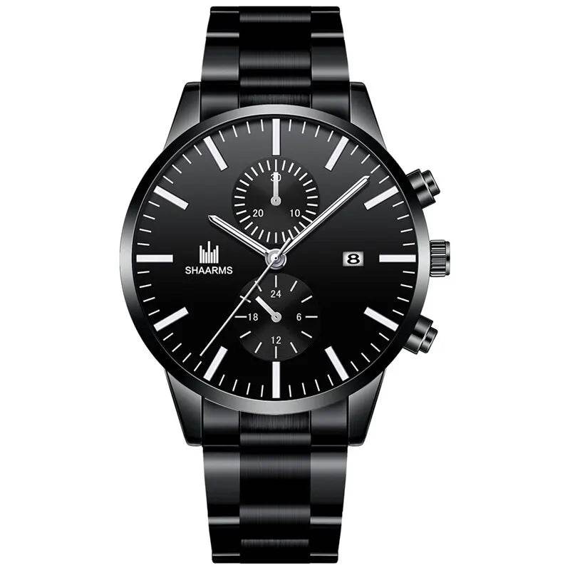Timeless Stainless Steel Watch & Bracelet Set (Buy 2 Get 1 Free) - Montero Milan