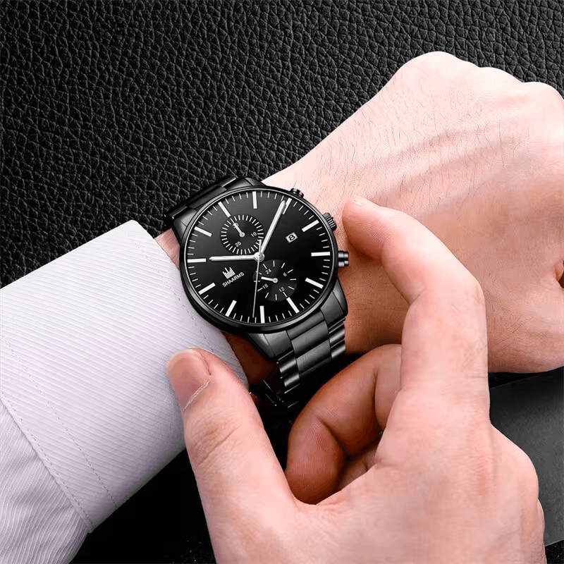 Timeless Stainless Steel Watch & Bracelet Set (Buy 2 Get 1 Free) - Montero Milan