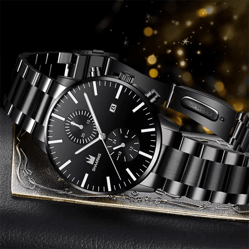 Timeless Stainless Steel Watch & Bracelet Set (Buy 2 Get 1 Free) - Montero Milan
