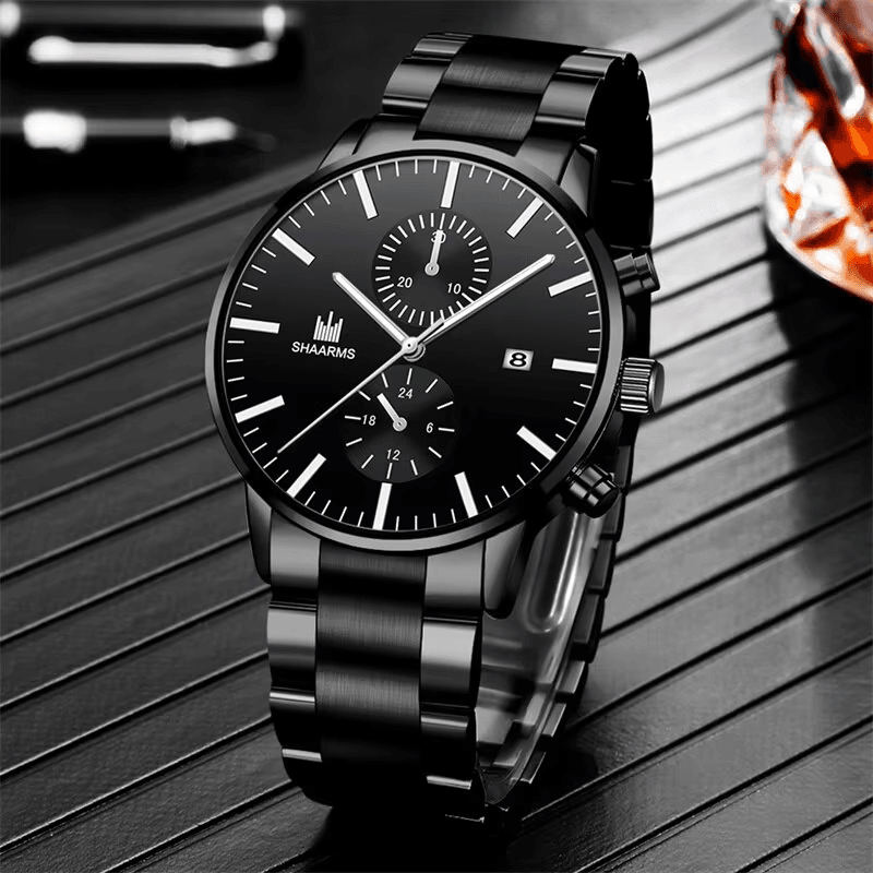 Timeless Stainless Steel Watch & Bracelet Set (Buy 2 Get 1 Free) - Montero Milan