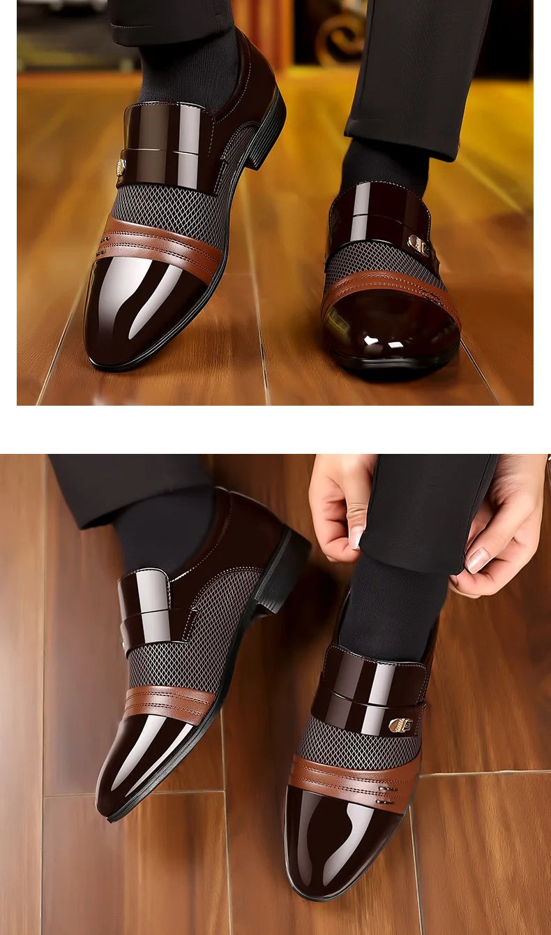 Montero Milan Black Oxford – Top view with polished finish
