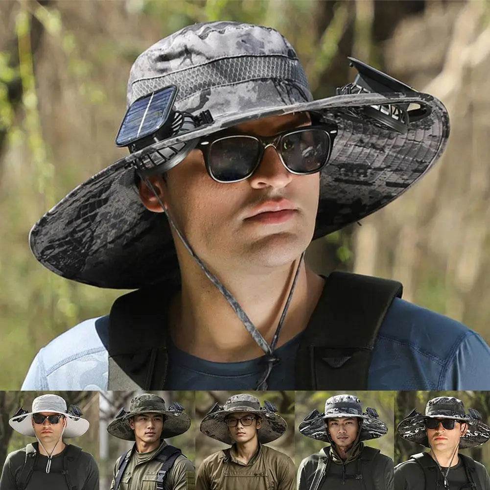 Wide Brim Solar Fan Hat - Montero Milan
