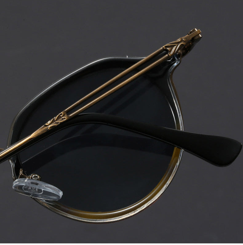 Classic Vintage Metal Sunglasses (UV400 Protection)