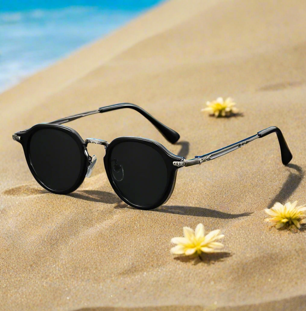 Classic Vintage Metal Sunglasses (UV400 Protection)