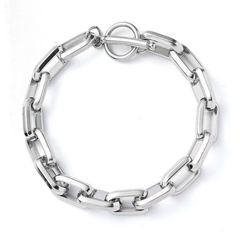 Titanium Steel Chain-Link Bracelet - Montero Milan