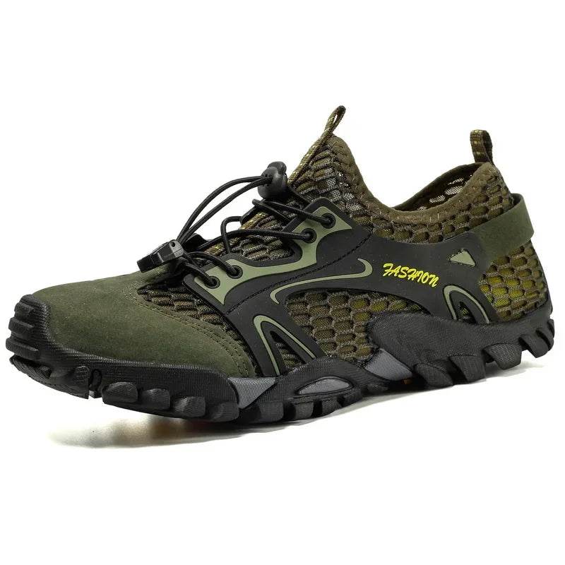 Trail-Grip Breathable Hiking Sneakers - Montero Milan