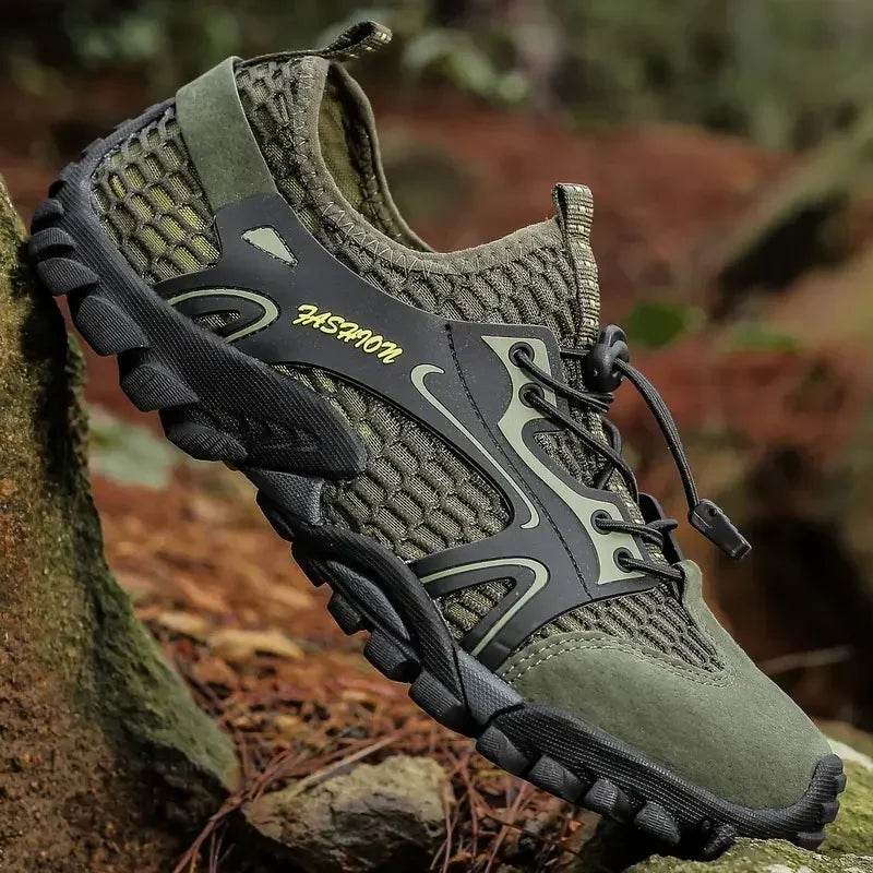 Trail-Grip Breathable Hiking Sneakers - Montero Milan