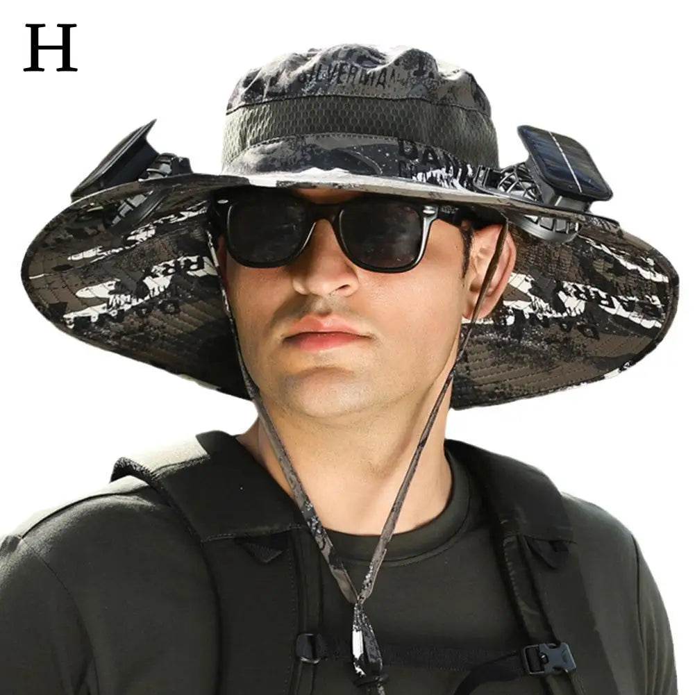 Wide Brim Solar Fan Hat - Montero Milan