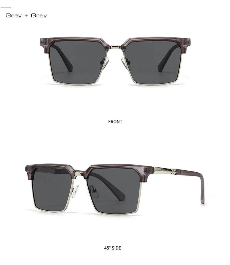 SHAUNA Square Women Fashion Sunglasses Gradient Men Vintage Green Sun Glasses Shades UV400