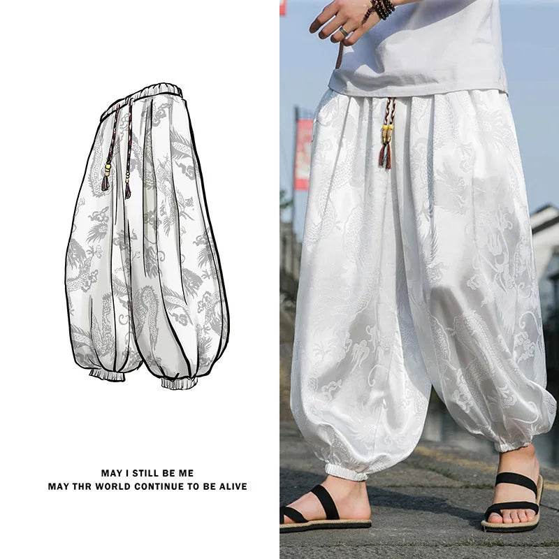 Samurai Style Wide-Leg Trousers - Montero Milan