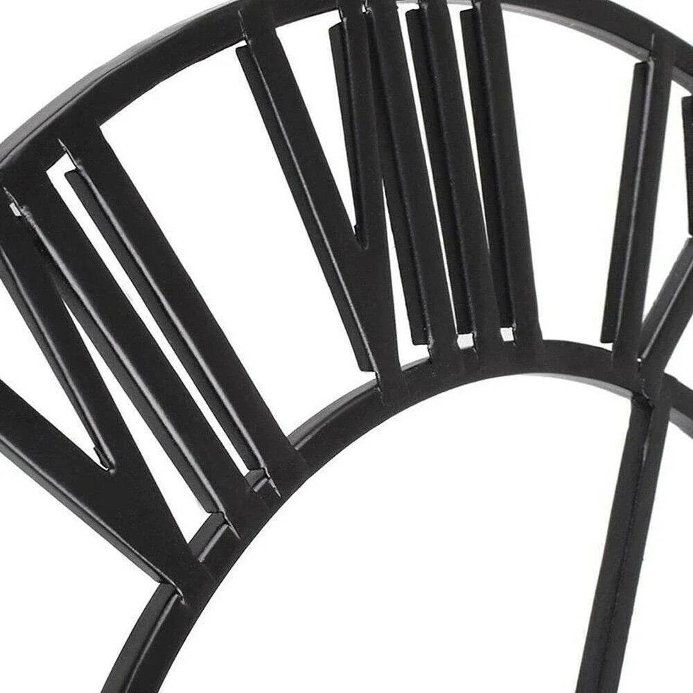 Classic Roman Numeral Metal Wall Clock - Montero Milan