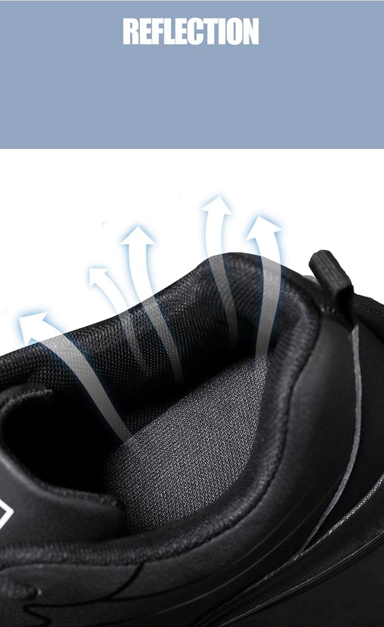 New Men Running Shoes Winter Warm Male Sneakers Anti-slip Breathable Men's Walking Shoes Lace Up Soft Casual Shoes Lightweight - Montero Milan