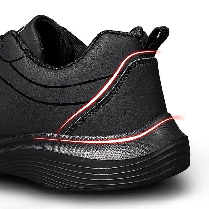 New Men Running Shoes Winter Warm Male Sneakers Anti-slip Breathable Men's Walking Shoes Lace Up Soft Casual Shoes Lightweight - Montero Milan