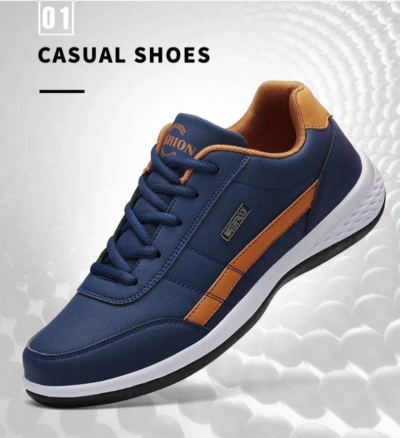 VeroLift™ Waterproof Leather Sneakers - Montero Milan