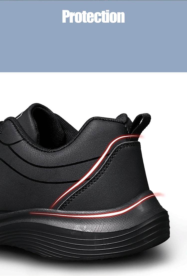 New Men Running Shoes Winter Warm Male Sneakers Anti-slip Breathable Men's Walking Shoes Lace Up Soft Casual Shoes Lightweight - Montero Milan