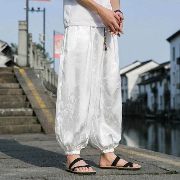 Samurai Style Wide-Leg Trousers - Montero Milan