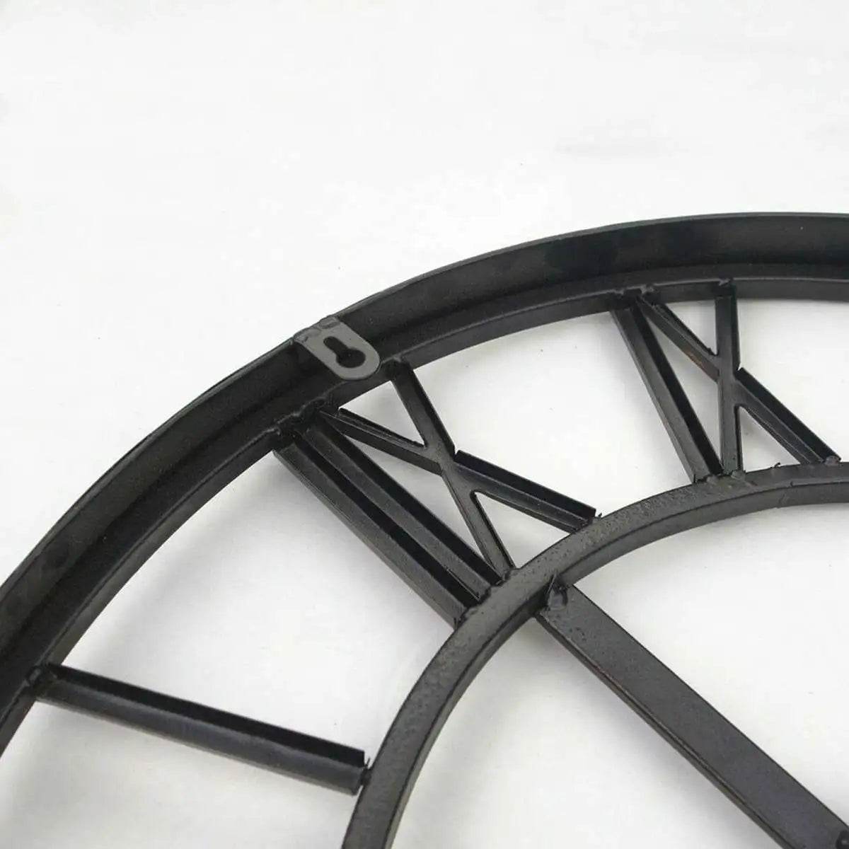 Classic Roman Numeral Metal Wall Clock - Montero Milan