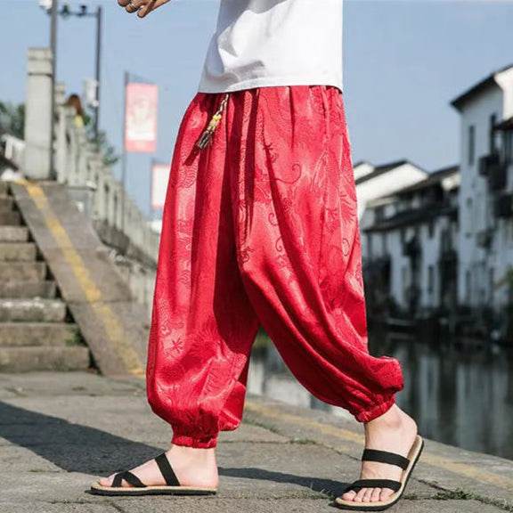 Samurai Style Wide-Leg Trousers - Montero Milan