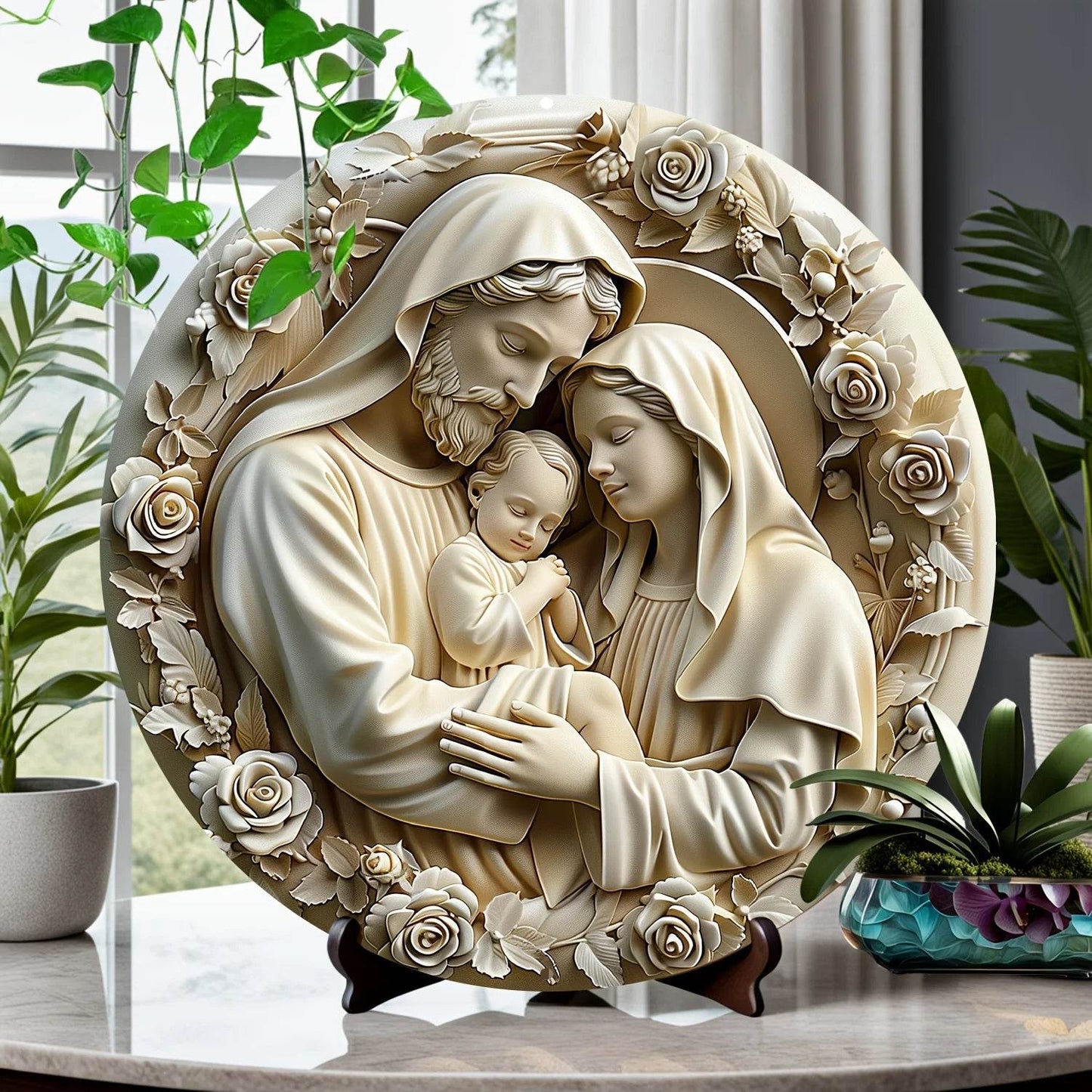 Holy Family Nativity Ornament - Montero Milan
