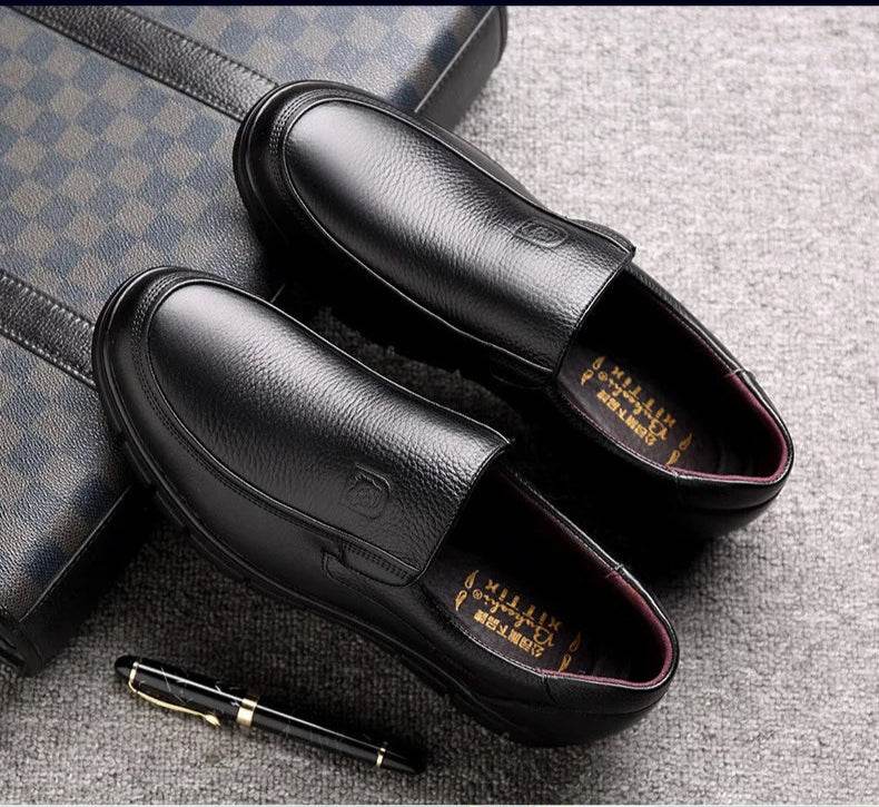 Genuine Leather Casual Shoes For Men Flat Platform Walking Shoes Outdoor Footwear Loafers Breathable Sneakers Handmade Shoes - Montero Milan