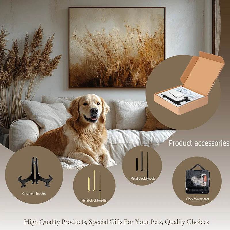 Labrador Retriever Silent Wall Clock - Montero Milan