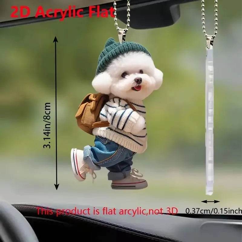 Adorable Puppy Hanging Ornament ( 1 PCs / 4 PCs) - Montero Milan