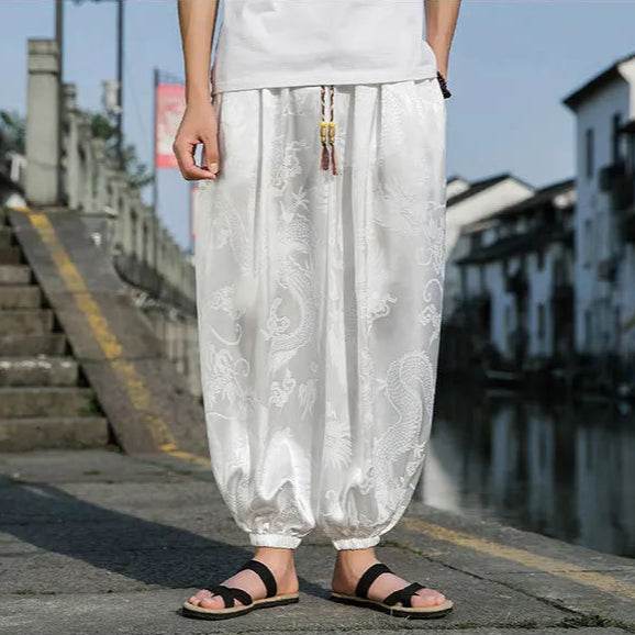 Samurai Style Wide-Leg Trousers - Montero Milan