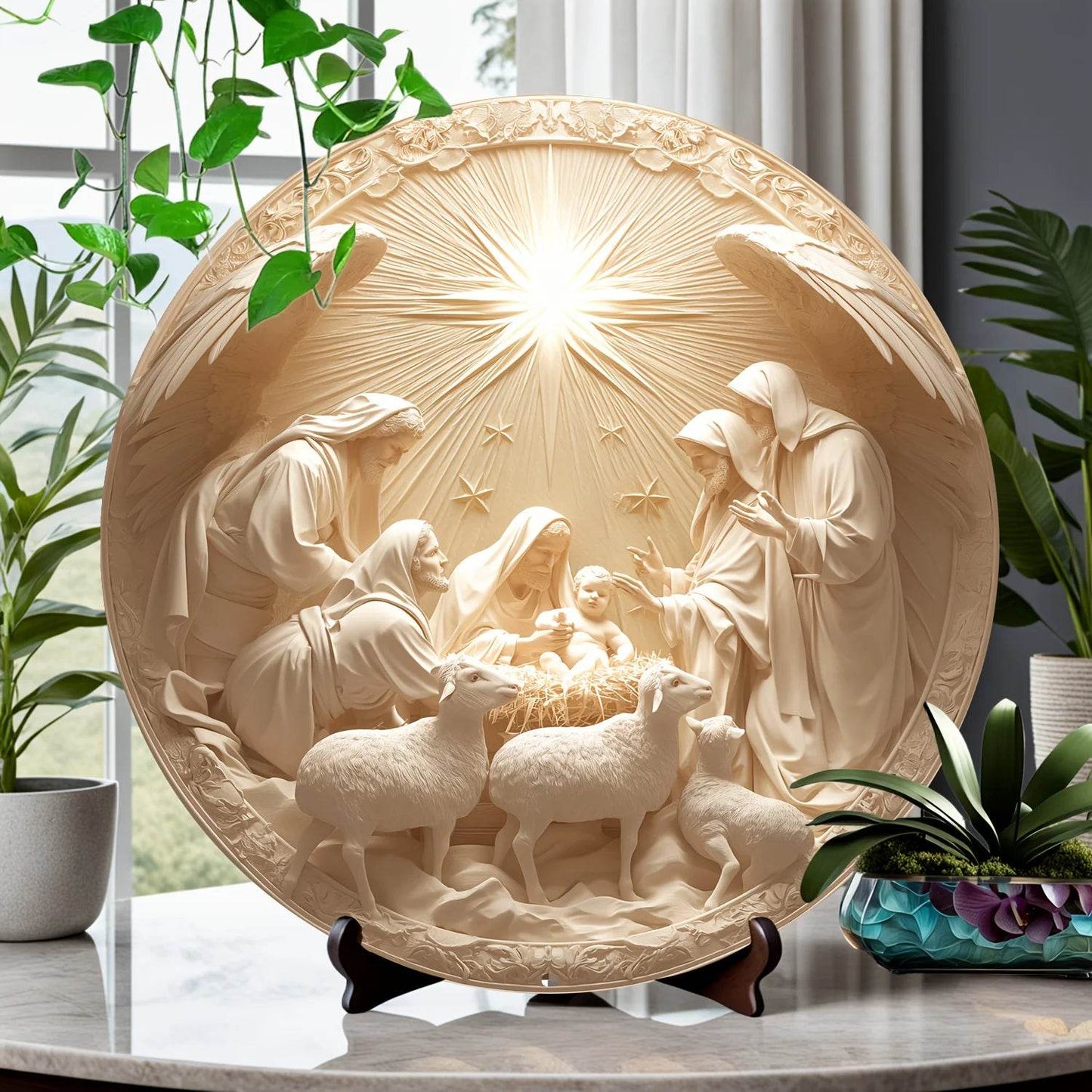 Holy Family Nativity Ornament - Montero Milan