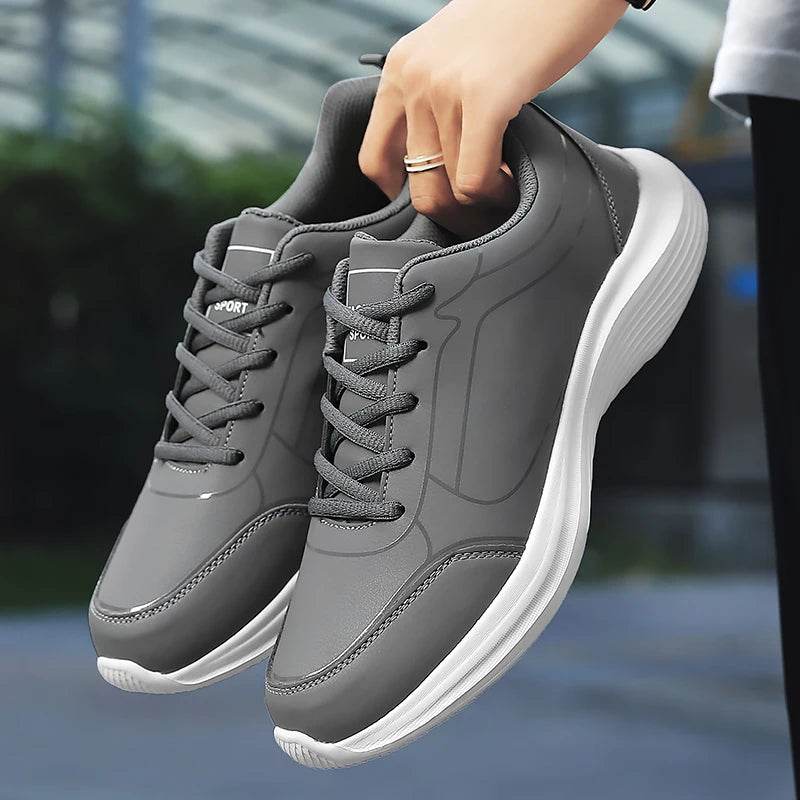 New Men Running Shoes Winter Warm Male Sneakers Anti-slip Breathable Men's Walking Shoes Lace Up Soft Casual Shoes Lightweight - Montero Milan