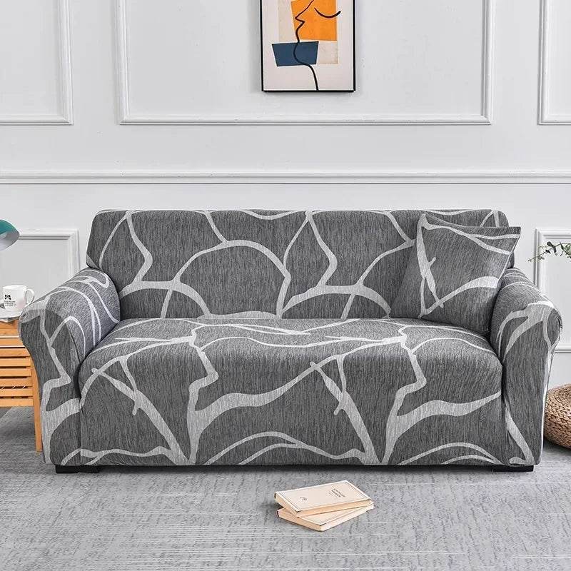 Luxury Textured Stretch Sofa Cover - Montero Milan