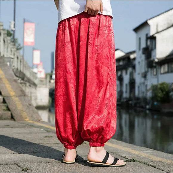 Samurai Style Wide-Leg Trousers - Montero Milan