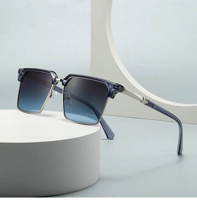 SHAUNA Square Women Fashion Sunglasses Gradient Men Vintage Green Sun Glasses Shades UV400 - Montero Milan