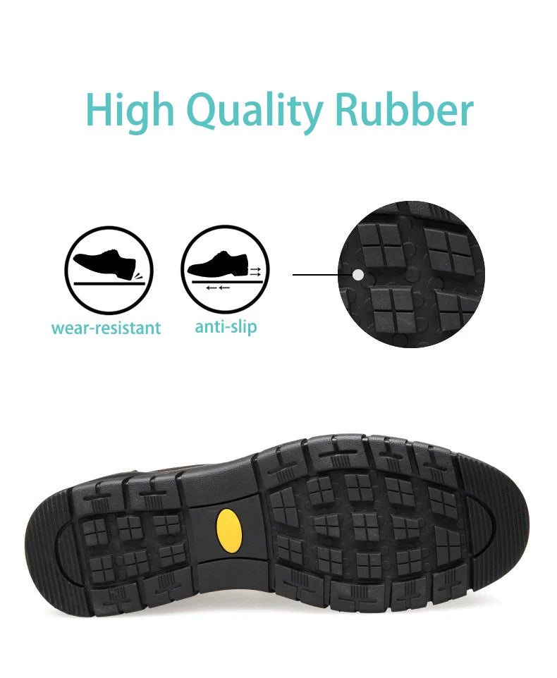 Genuine Leather Casual Shoes For Men Flat Platform Walking Shoes Outdoor Footwear Loafers Breathable Sneakers Handmade Shoes
