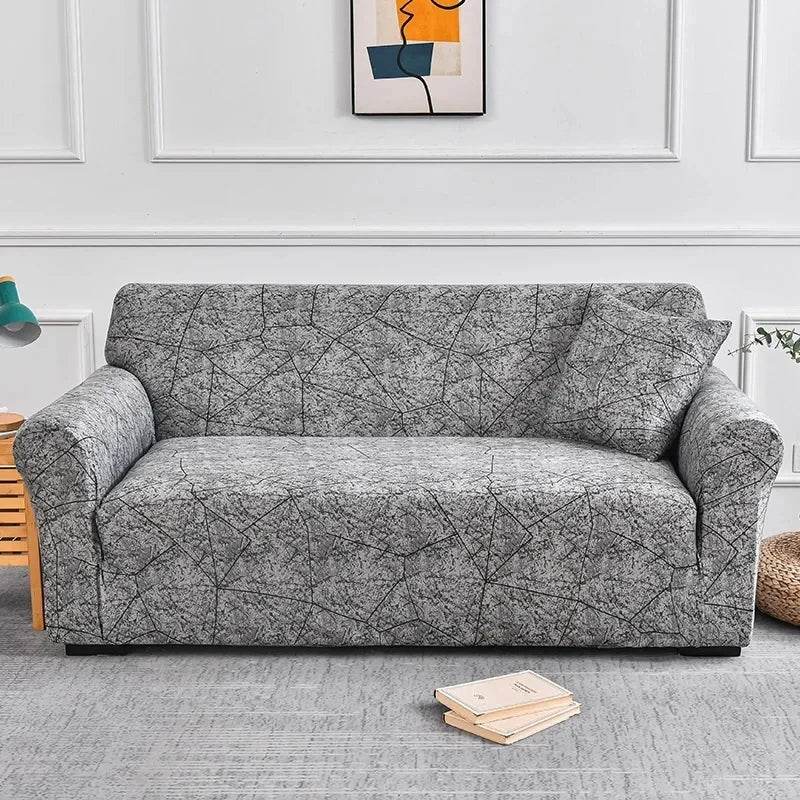 Luxury Textured Stretch Sofa Cover - Montero Milan