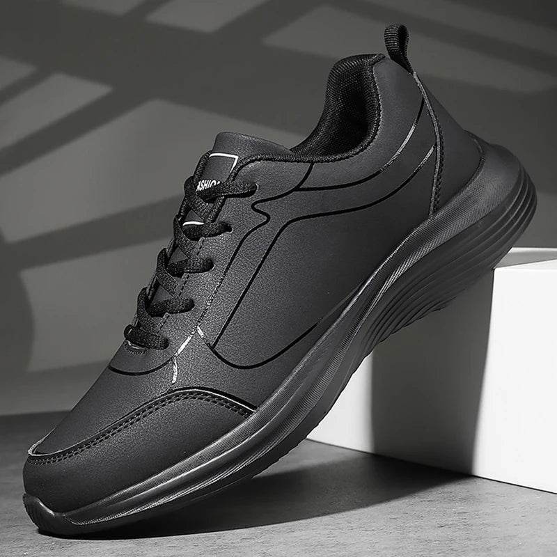 New Men Running Shoes Winter Warm Male Sneakers Anti-slip Breathable Men's Walking Shoes Lace Up Soft Casual Shoes Lightweight - Montero Milan