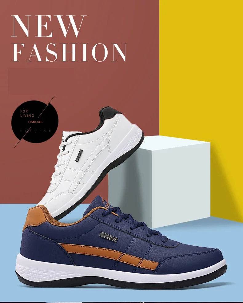 VeroLift™ Waterproof Leather Sneakers - Montero Milan