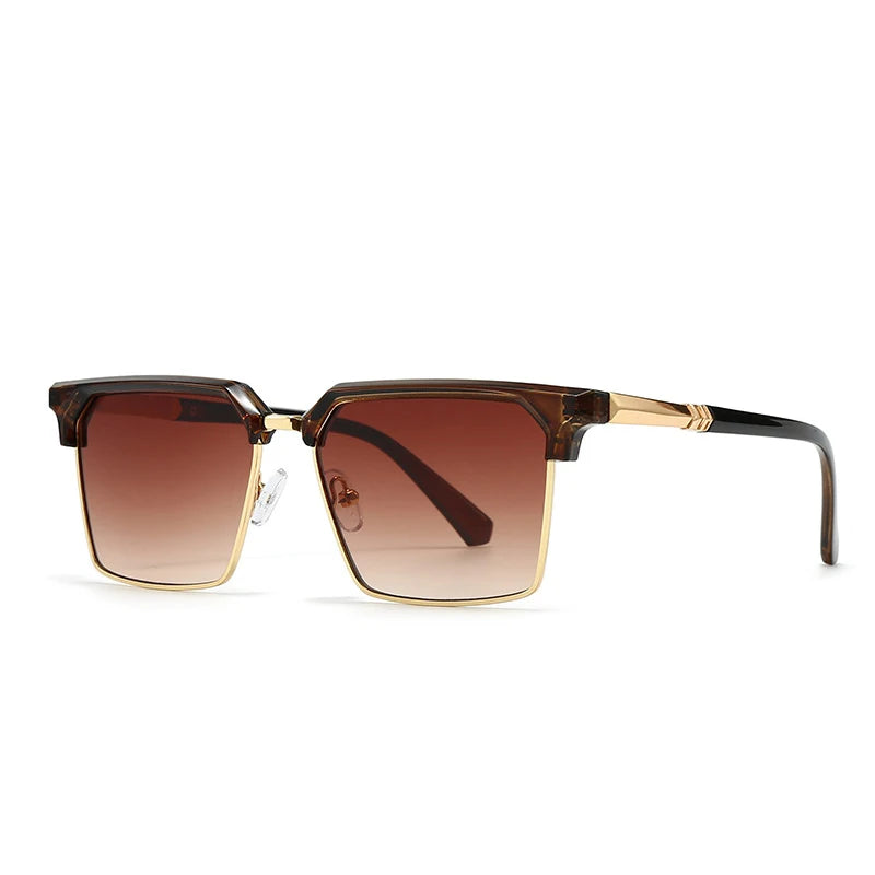 SHAUNA Square Women Fashion Sunglasses Gradient Men Vintage Green Sun Glasses Shades UV400
