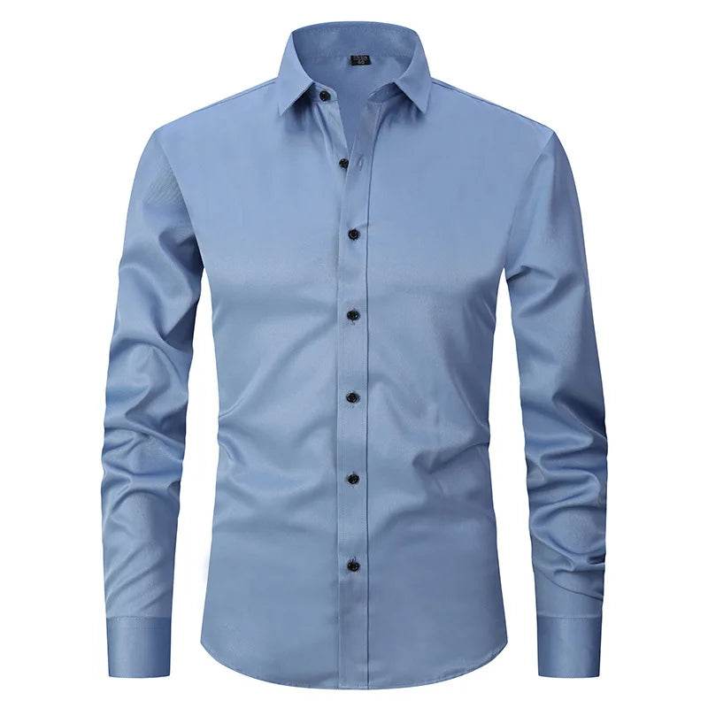 Smart Cotton-Blend Dress Shirt - Montero Milan