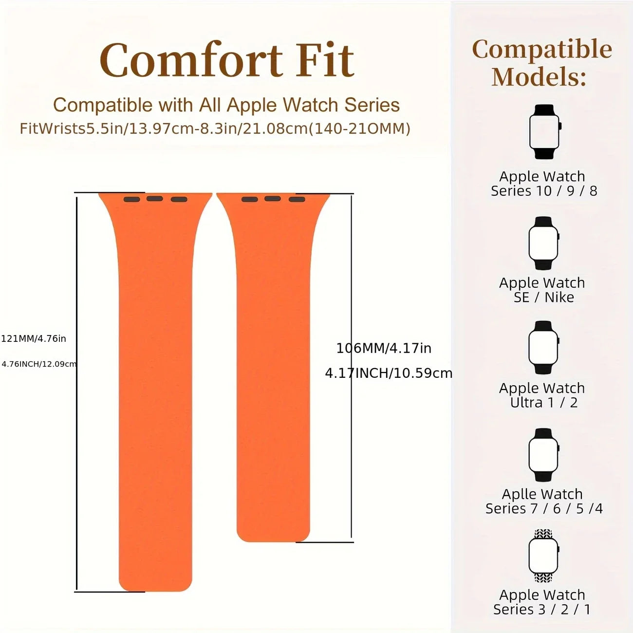 Magnetic Leather Apple Watch Band