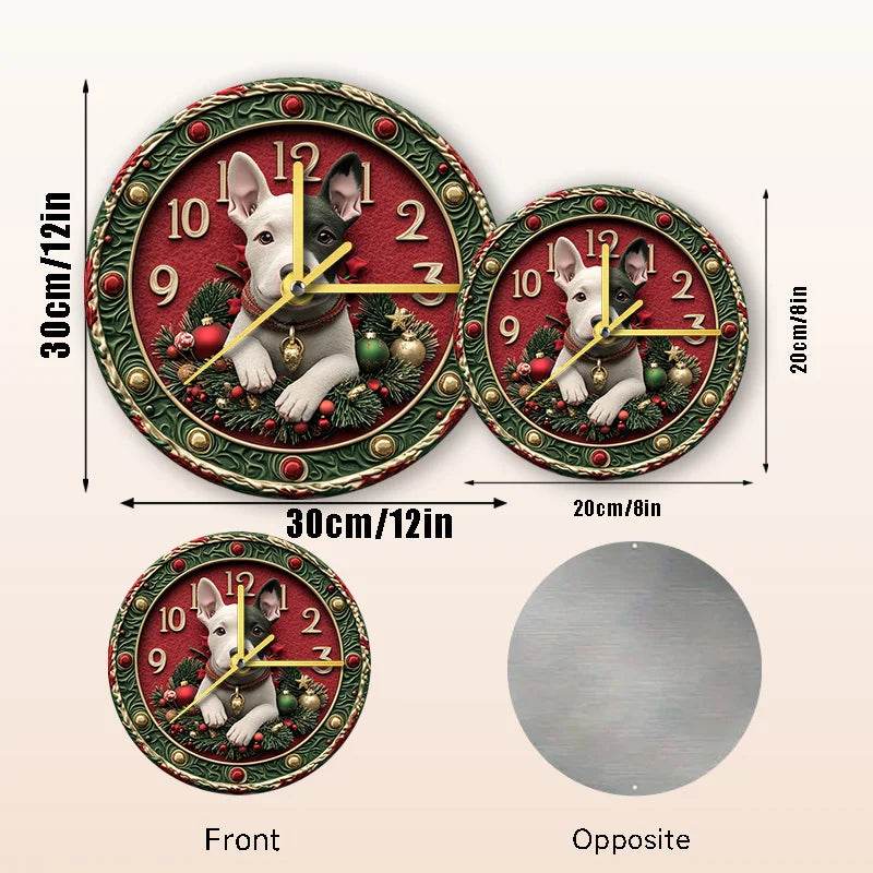Bulldog Silent Wall Clock - Montero Milan