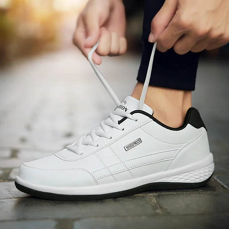 VeroLift™ Waterproof Leather Sneakers - Montero Milan