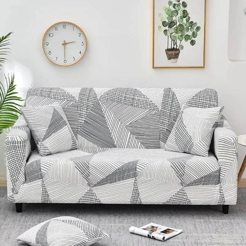 Luxury Textured Stretch Sofa Cover - Montero Milan